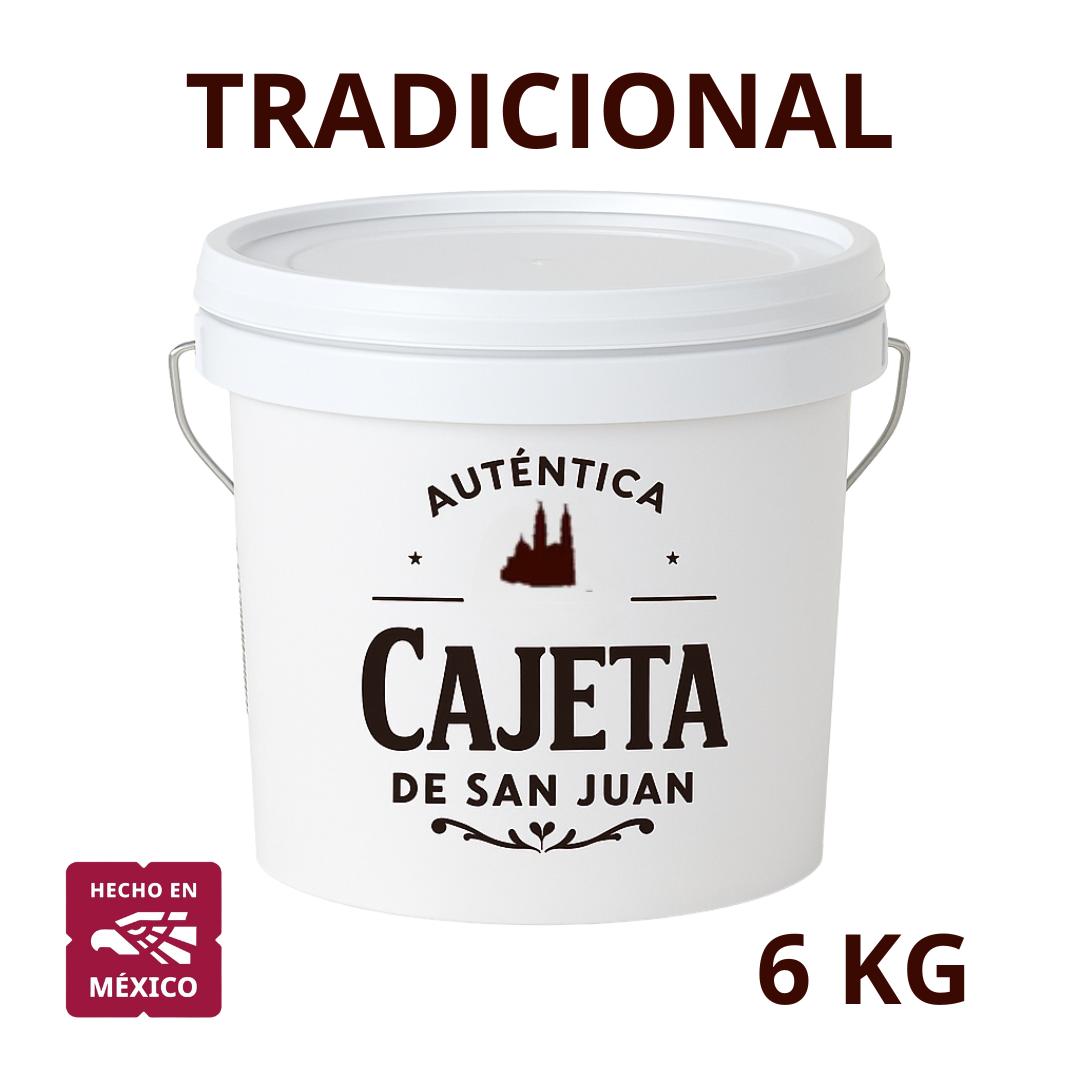 Cubeta 6 Kilos Cajeta San Juan