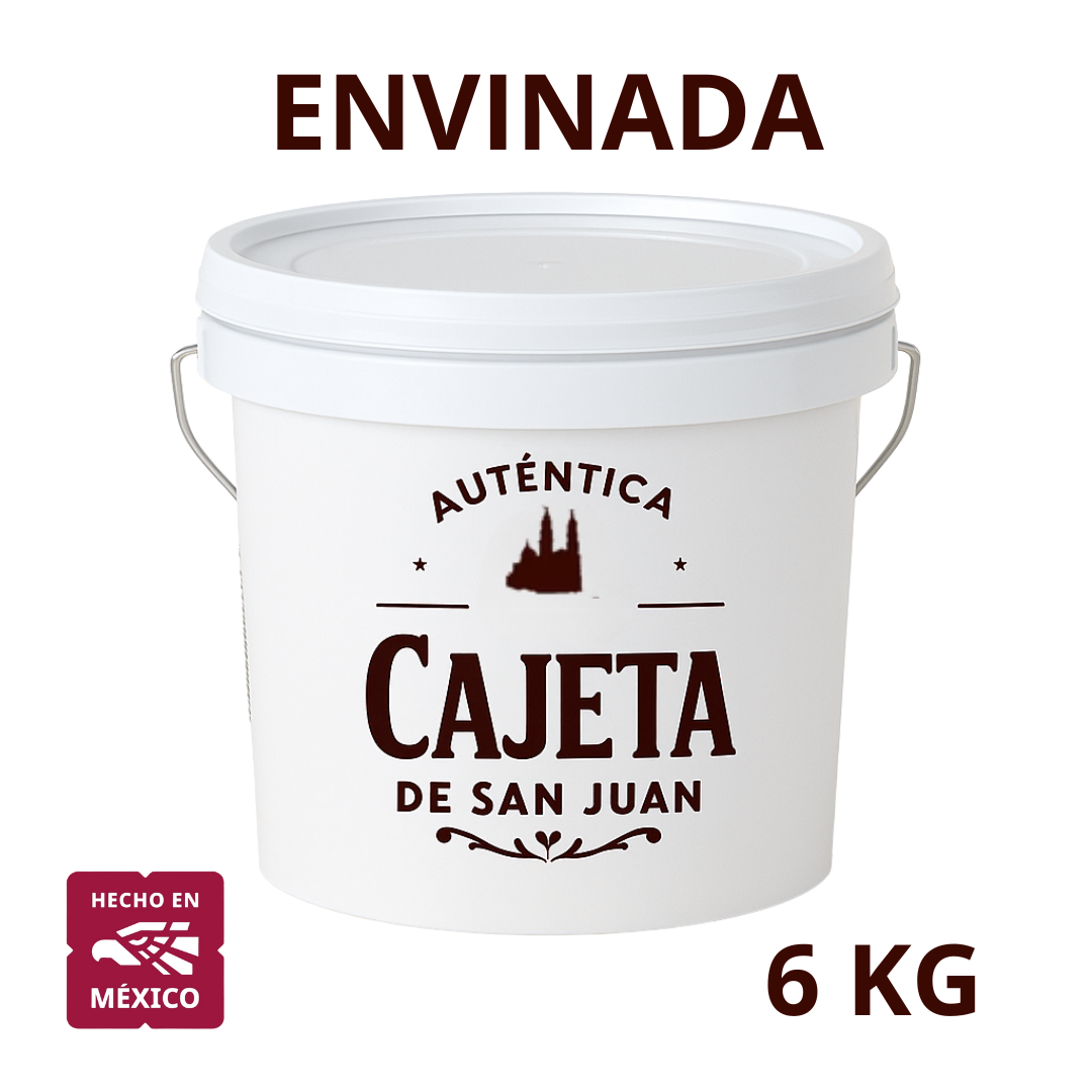Cubeta 6 Kilos Cajeta San Juan