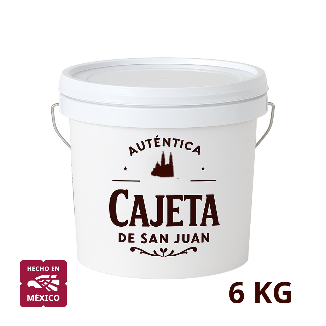 Cubeta 6 Kilos Cajeta San Juan